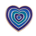 Blue Metal Heart