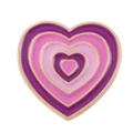 Pink Metal Heart