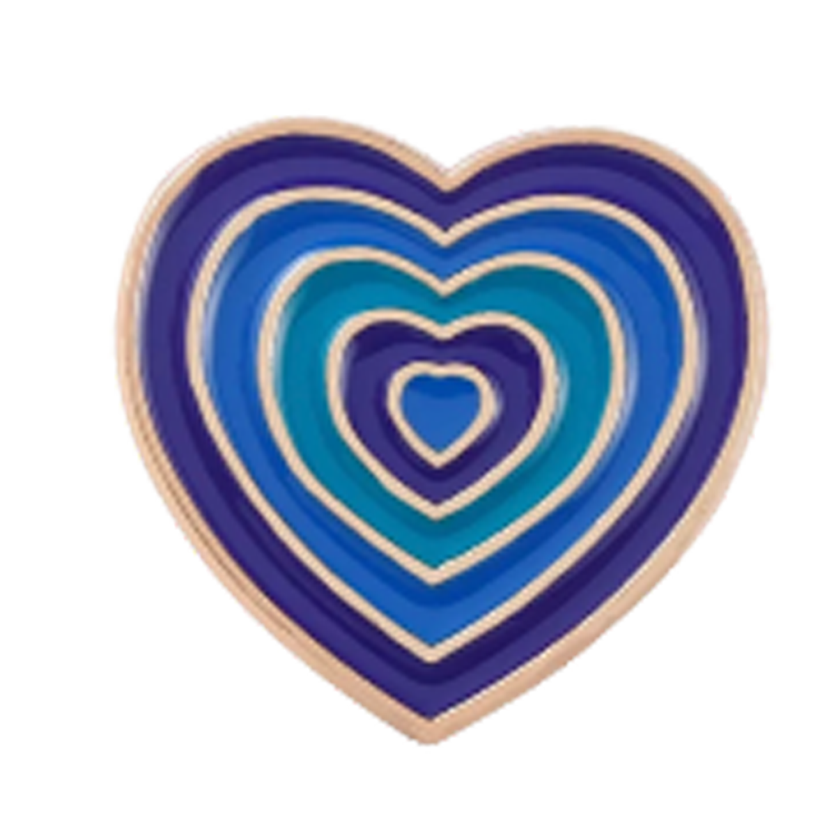 Blue Metal Heart